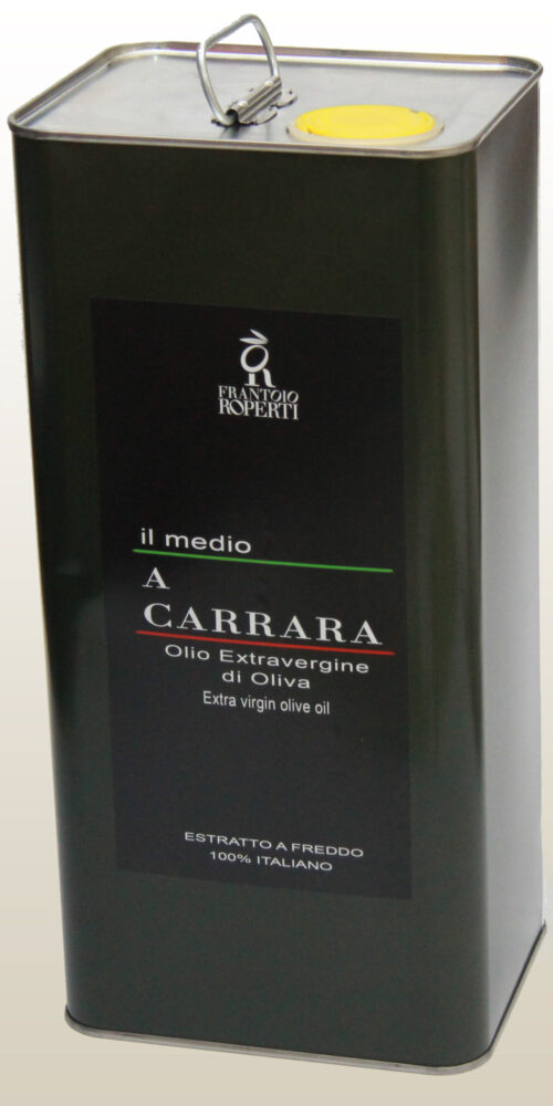 Olio extra vergine di oliva "a Carrara" latta da 5 litri
