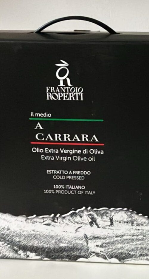 Olio extra vergine di oliva "a Carrara" Bag in Box da 5 litri
